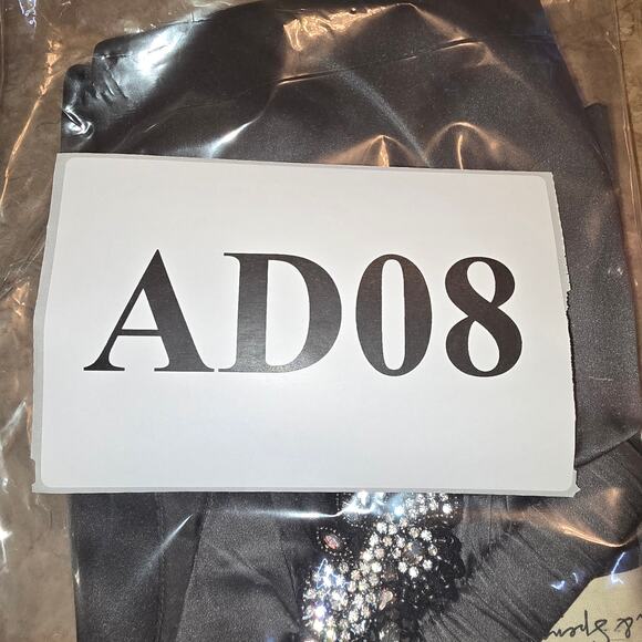 Graham & Spencer Dress Womens Size Small Silk Silver Beaded Mini Wedding Guest - Picture 13 of 13